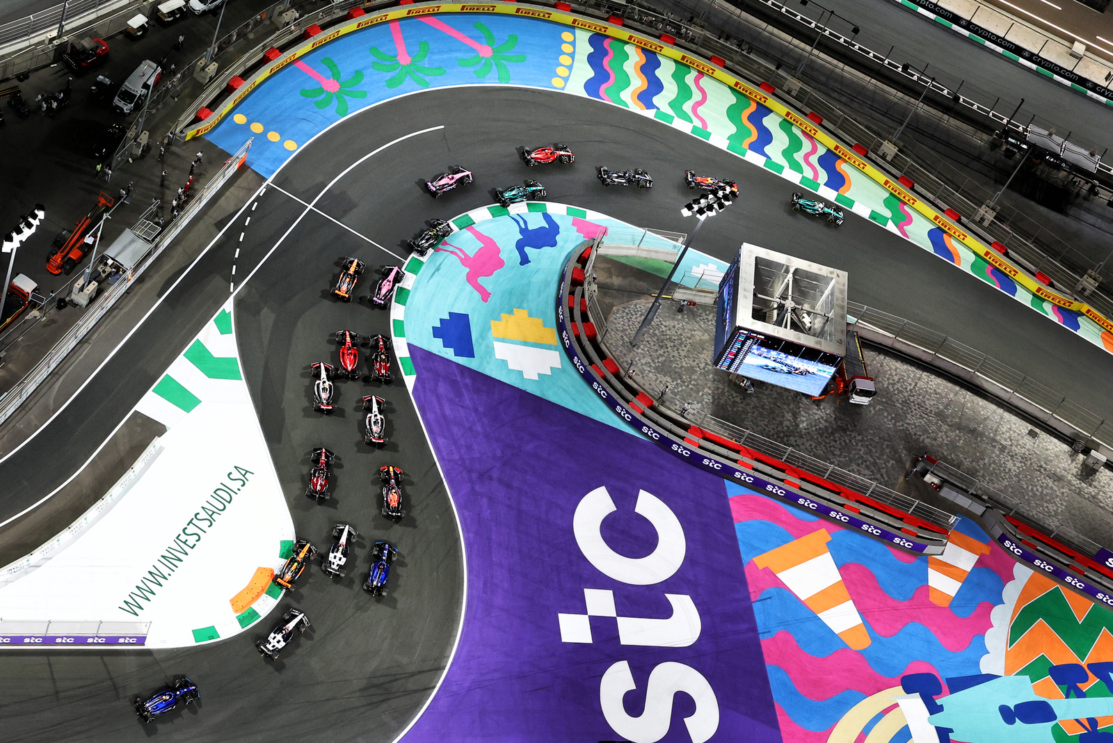 Motor Racing Formula One World Championship Saudi Arabian Grand Prix Race Day Jeddah, Saudi Arabia